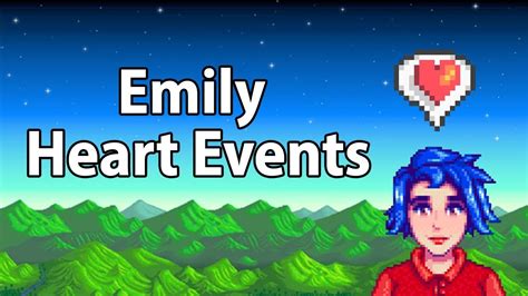 emily two heart event|emily cutscene stardew.